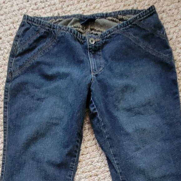Mavi GRACE Bootleg Flare Jeans No Waistband HTF - Picture 5 of 8